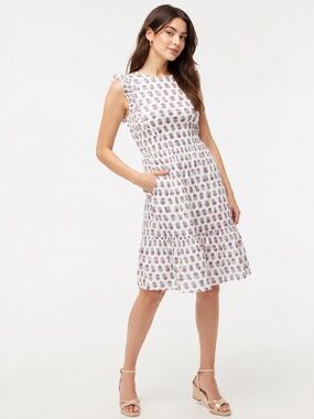 J Crew Dress 16 Summer White